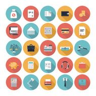 Financial matters icons set