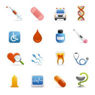 Color Web Icons - Medical