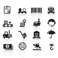 Logistic Icons set01 Black series - -Chill