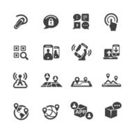 New Communication and Location-Icons-Acme Series