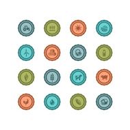 Retro Farming Badges