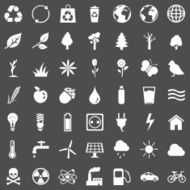 Vector Set of Ecologic Icons N5