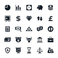 Stock and Finance icons N2