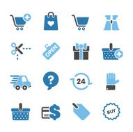 Shopping and Logistics - Simple Icons