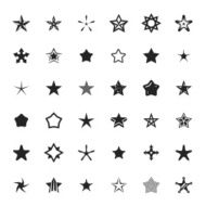 vector star icons