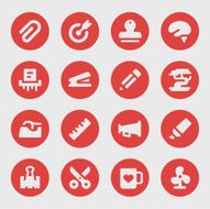 Office tools icons - Bold Circle