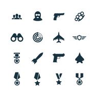 War Icons Set N3