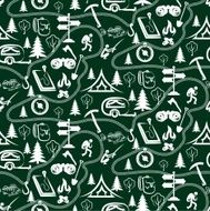 seamless camping background