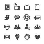 Communication Icons Set 4-Acme Series