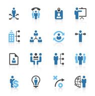 Series of management and human resource icons