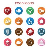 food long shadow icons N2