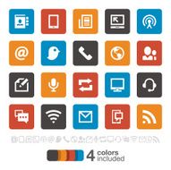 Communication and Media Icons N10