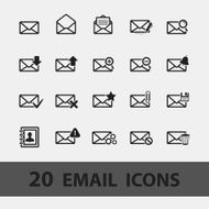 Email Icons Set N3