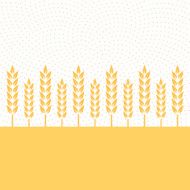 Wheat plantation - VECTOR