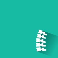Orthopedic and spine symbol - vector illustration Collection