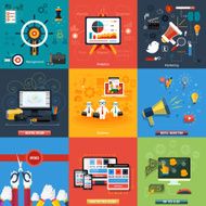 Icons for web design seo social media