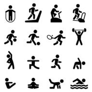 Fitness Icons - Black Series
