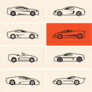 car icons outline