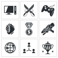 eSports icons set