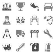 Auto Service Gray Icons