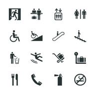 Information Sign Silhouette Icons