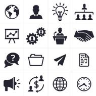 Business Icons and Symbols