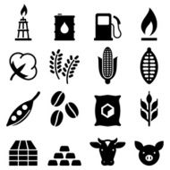 Commodities Icons - Black Series N2