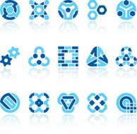 abstract industry symbols