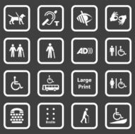 Accessibility Icons (White Series)