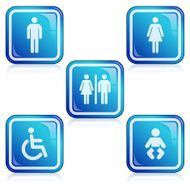 Restroom Toilet symbols