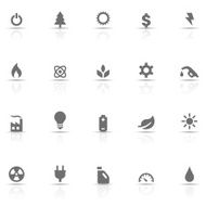 Icon Set Energy and Industry