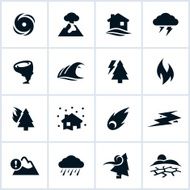 Natural Disaster Icons N6