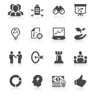 Business Strategy Icon Set N8