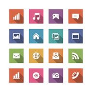 Flat vector icons concept N4
