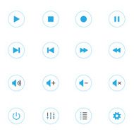 Media Player Icons