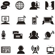 Communication icon set N13