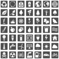 Vector Set of Ecologic Icons N6