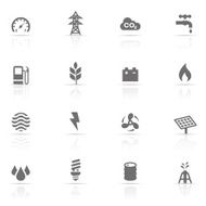 Icon Set Energy and Industry N2