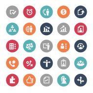Strategy and Human Resource Icons - Bijou Series