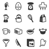 Kitchen utensils icons N8