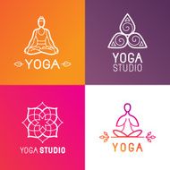 Vector set of logo design elements N2