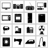 House Appliance Icons Set