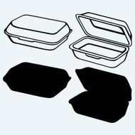 Foam meal box N2
