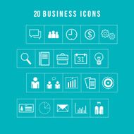 set business icons N3
