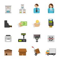 Flat Retailing icons