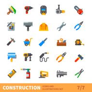 Big building icon vector set