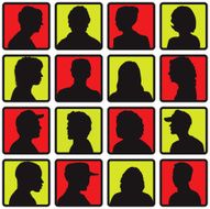 Hipster Mystery Contestants ( Vector )