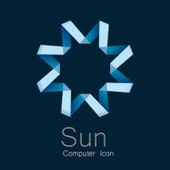 Abstract Sun Symbol