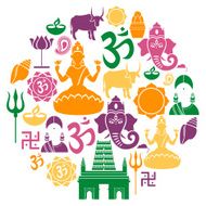 Hinduism Icon Set