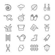 Garden Icons Line